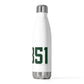 06351 Griswold Connecticut Zip Code  20oz Insulated Bottle