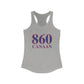 860 Canaan Red White & Blue Women's Ideal Racerback Tank Top