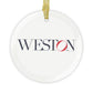 41 Tilt Weston Glass Ornaments