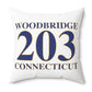 Woodbridge 203 Connecticut Polyester Square Pillow