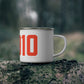 06910 Stamford Connecticut Zip Code Enamel Camping Mug