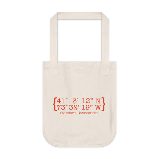 Stamford Coordinates Organic Canvas Tote Bag