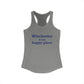 Winchester is My Happy Place Women's Ideal Racerback Tank Top