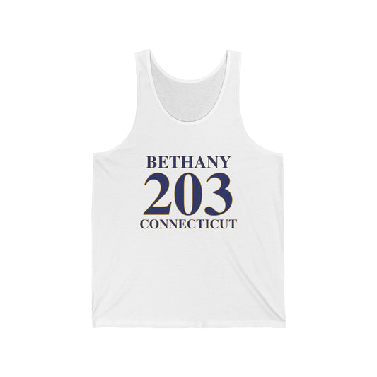 Bethany 203 Connecticut Unisex Jersey Tank Top