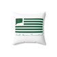 North Haven Connecticut St. Patrick’s Day Flag Spun Polyester Square Pillow