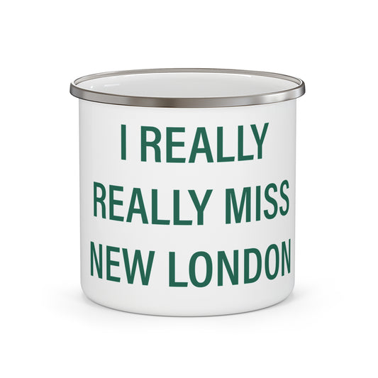 I Really Really Miss New London Enamel Camping Mug