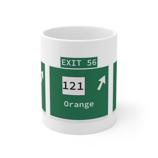 Vintage WCP Exit 56 Sign Mug 11oz