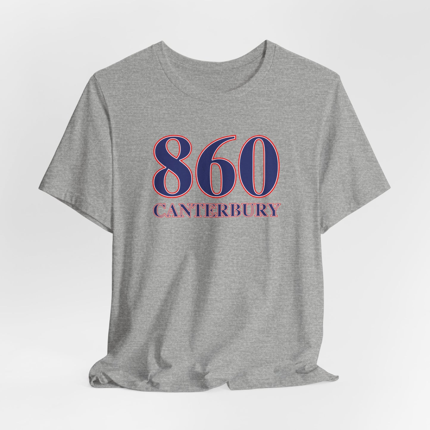 860 Canterbury Red White & Blue Unisex Jersey Short Sleeve T-Shirt