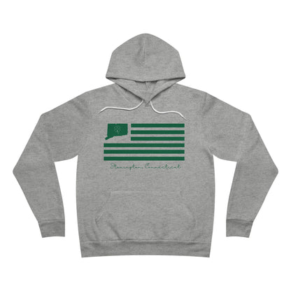 Stonington Connecticut St Patrick’s Day Flag Unisex Sponge Fleece Pullover Hoodie