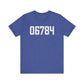 06784 Sherman CT Zip Code Unisex Jersey Short Sleeve T-Shirt