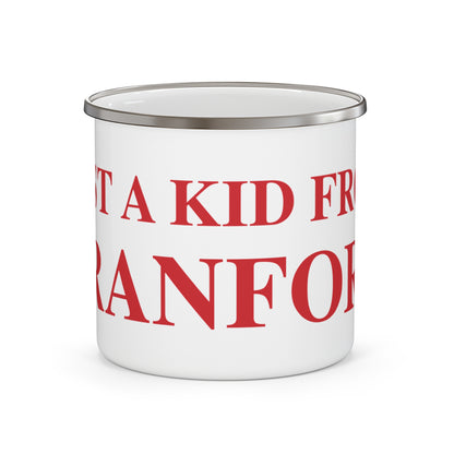 Just a kid from Branford Enamel Camping Mug