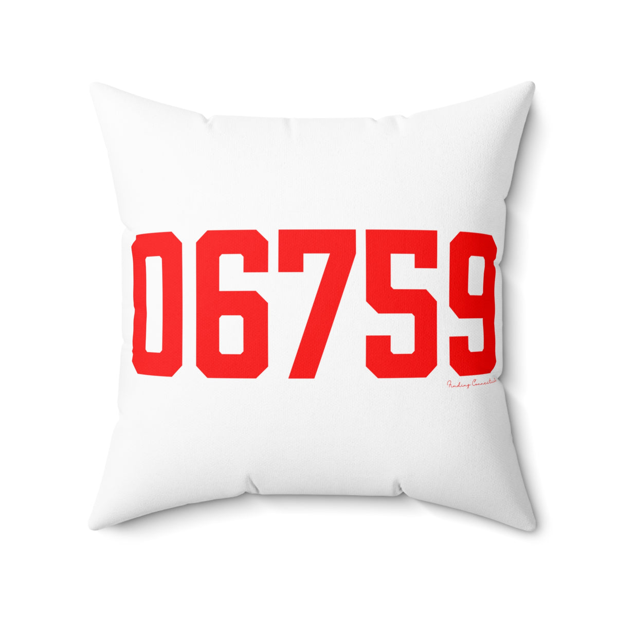06759 Litchfield Connecticut Zip Code Polyester Square Pillow
