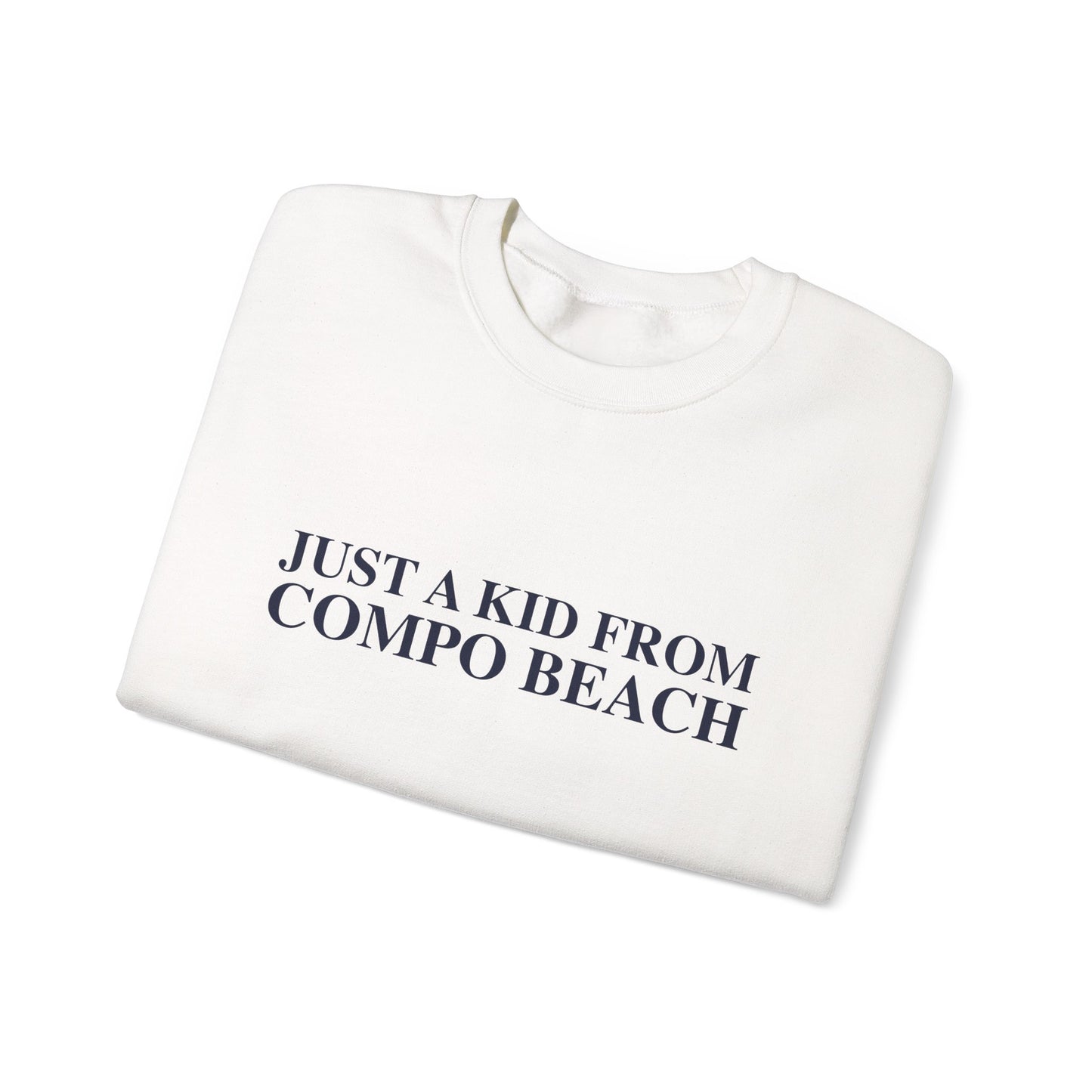 Just a kid from Compo Beach Unisex Heavy Blend™ Crewneck Sweatshirt