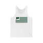 Woodbury Connecticut St. Patrick’s Day Flag Unisex Jersey Tank Top