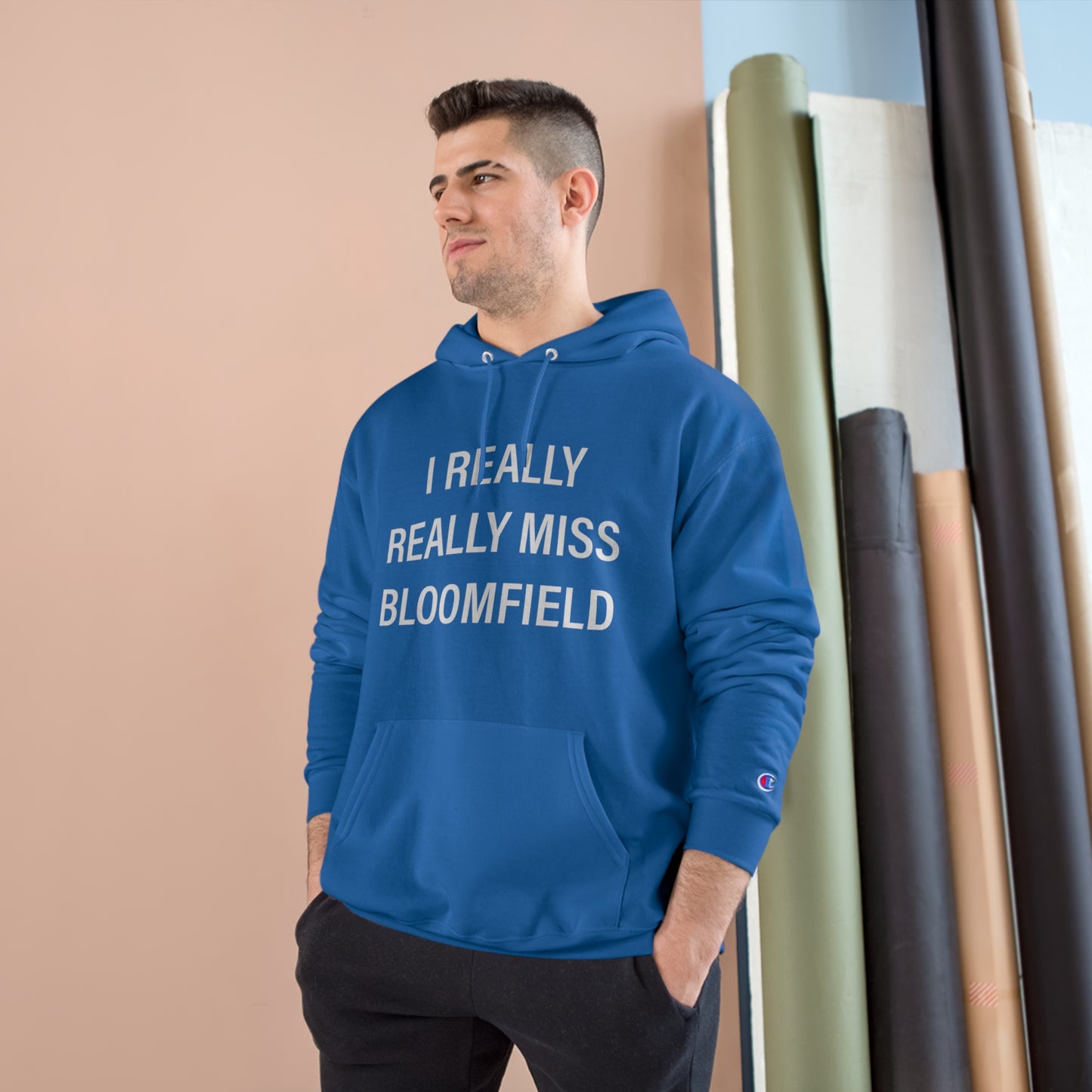 I Really Really Miss Bloomfield Champion Hoodie