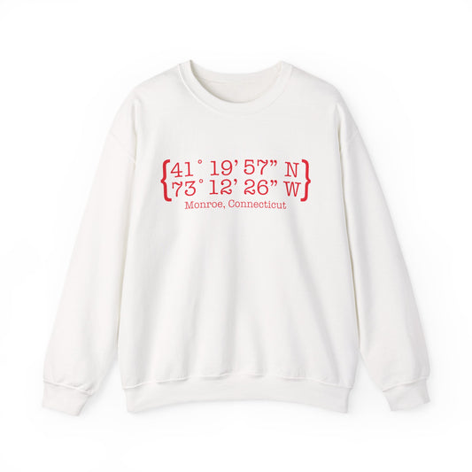 Monroe Coordinates Unisex Heavy Blend™ Crewneck Sweatshirt