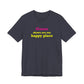 Goose Shows Are My Happy Place - Yellow & Pink Unisex Jersey Short Sleeve T-Shirt