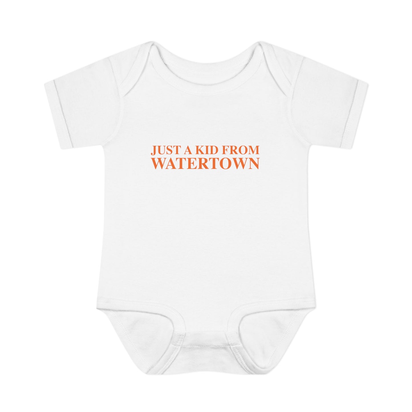 Just a kid from Watertown Infant Baby Rib Bodysuit