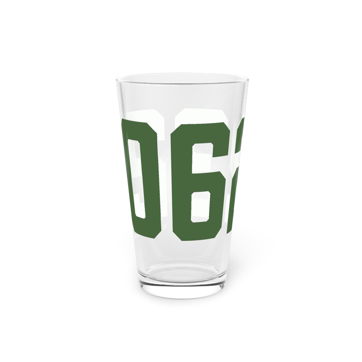 06232 Andover Connecticut Zip Code Pint Glass, 16oz