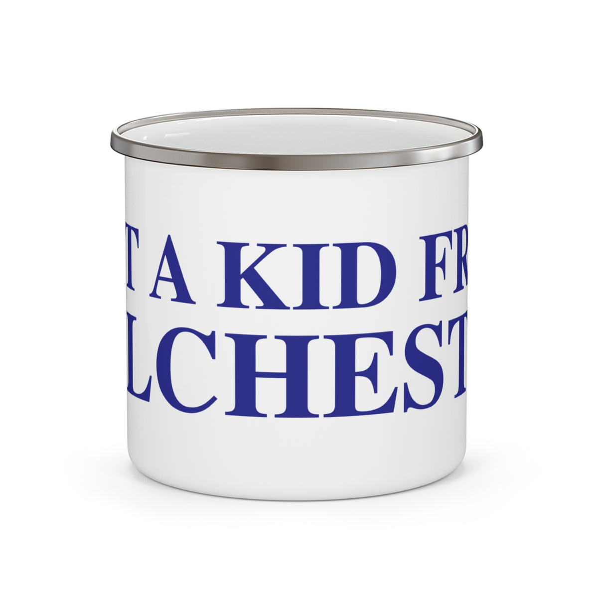 Just a kid from Colchester Enamel Camping Mug