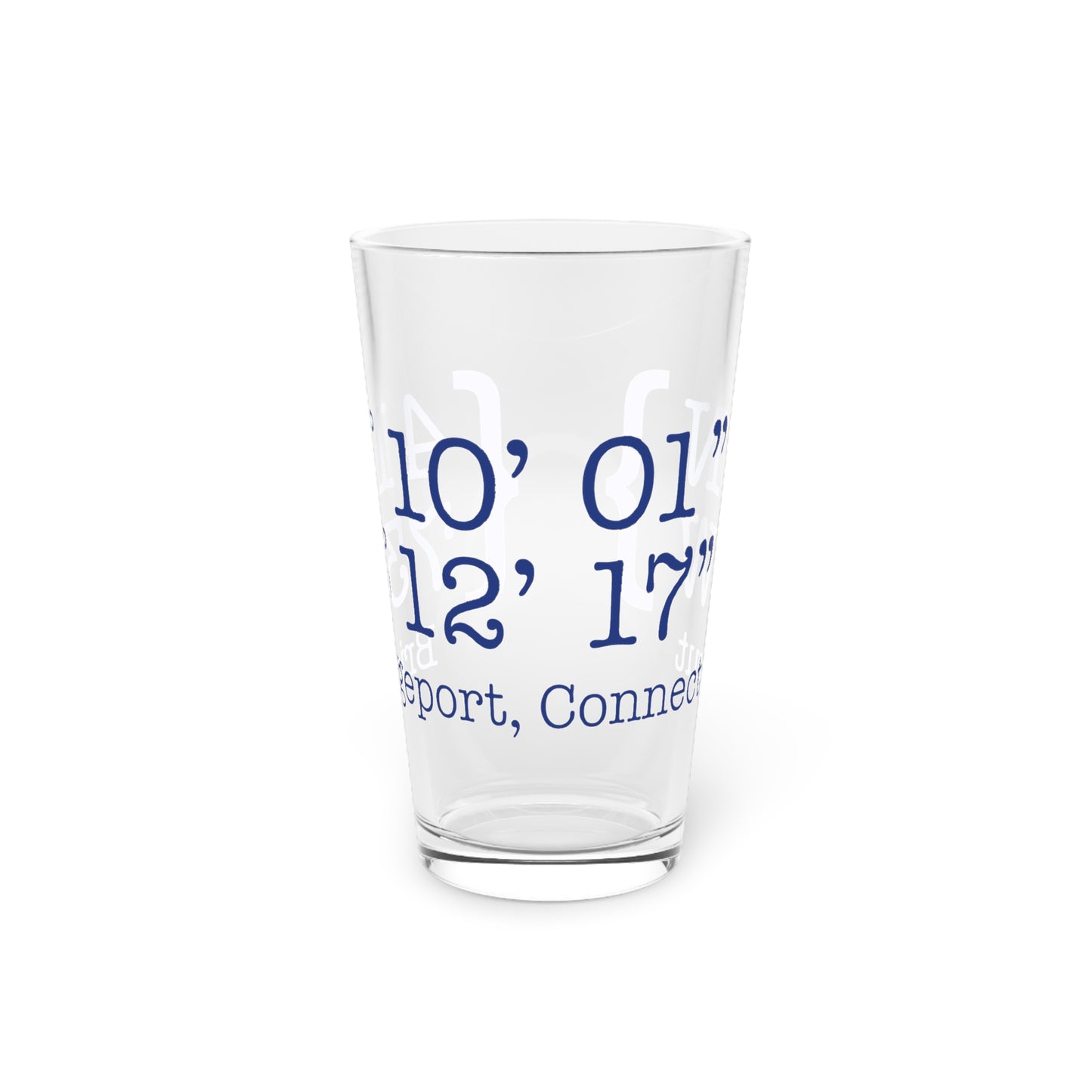 Bridgeport Coordinates Pint Glass, 16oz