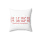 Stratford Coordinates Spun Polyester Square Pillow