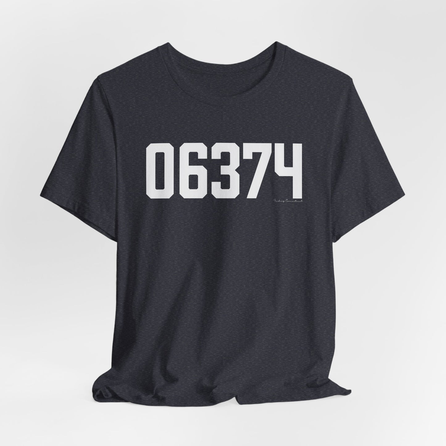 06374 Plainfield CT Zip Code Unisex Jersey Short Sleeve T-Shirt