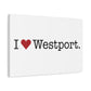 I Heart Westport. Matte Canvas, Stretched, 1.25"