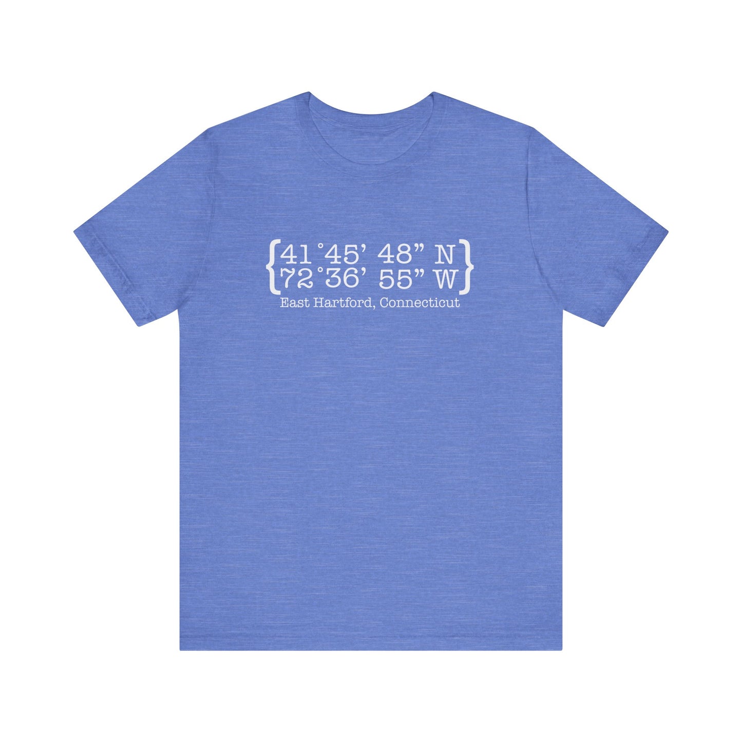 East Hartford Coordinates Unisex Jersey Short Sleeve Tee