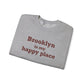 Brooklyn is My Happy Place Unisex Heavy Blend™ Crewneck Sweatshirt