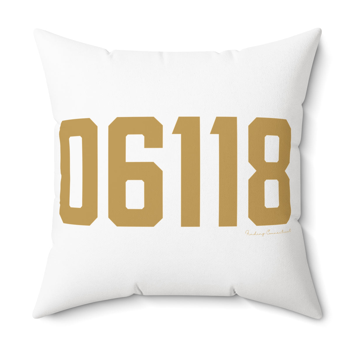 06118 East Hartford Connecticut Zip Code Polyester Square Pillow