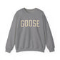 Goose Zip Code Cream & Purple Unisex Heavy Blend™ Crewneck Sweatshirt
