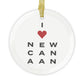 New Canaan Vision Glass Ornaments