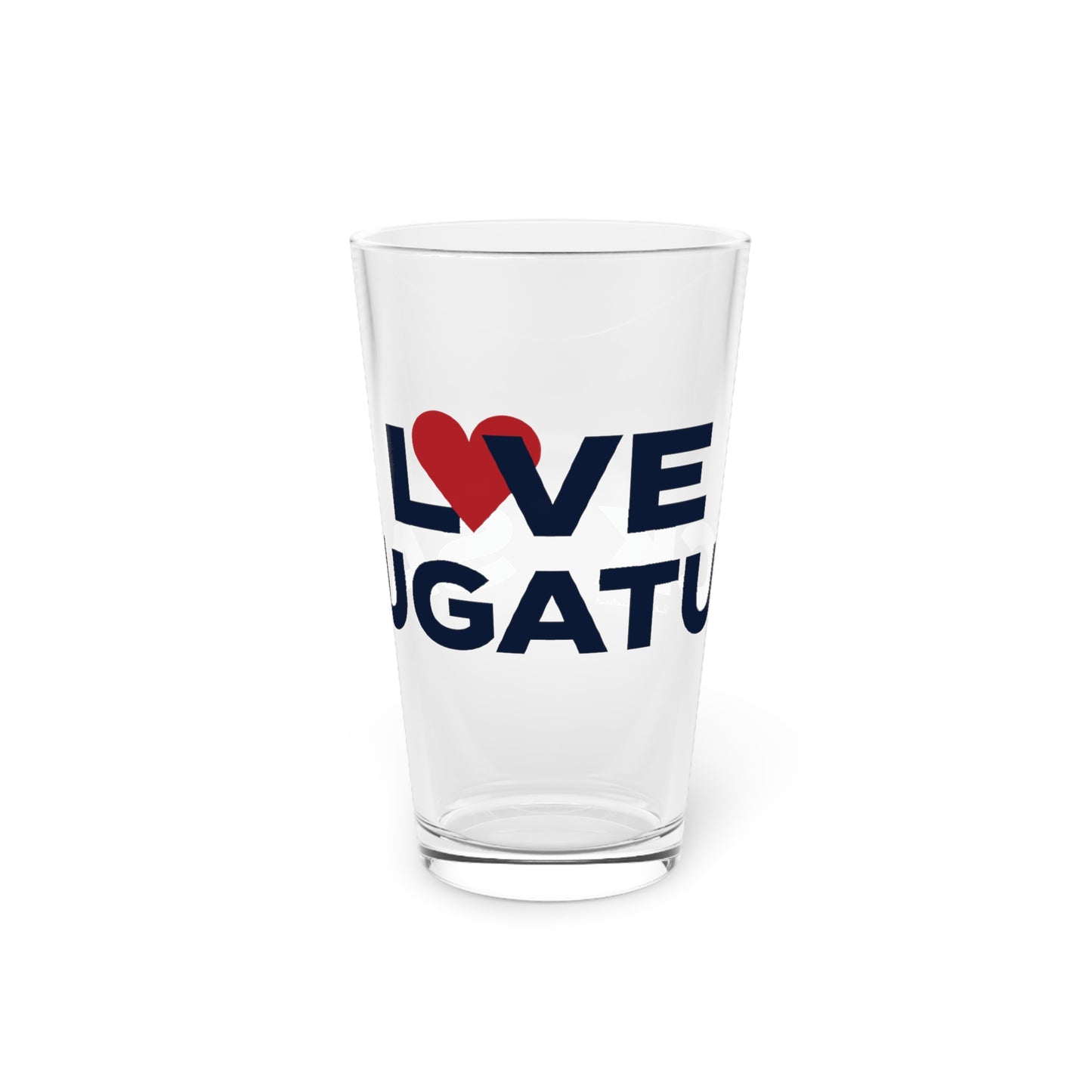 Love Saugatuck Pint Glass, 16oz