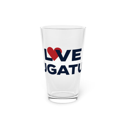 Love Saugatuck Pint Glass, 16oz