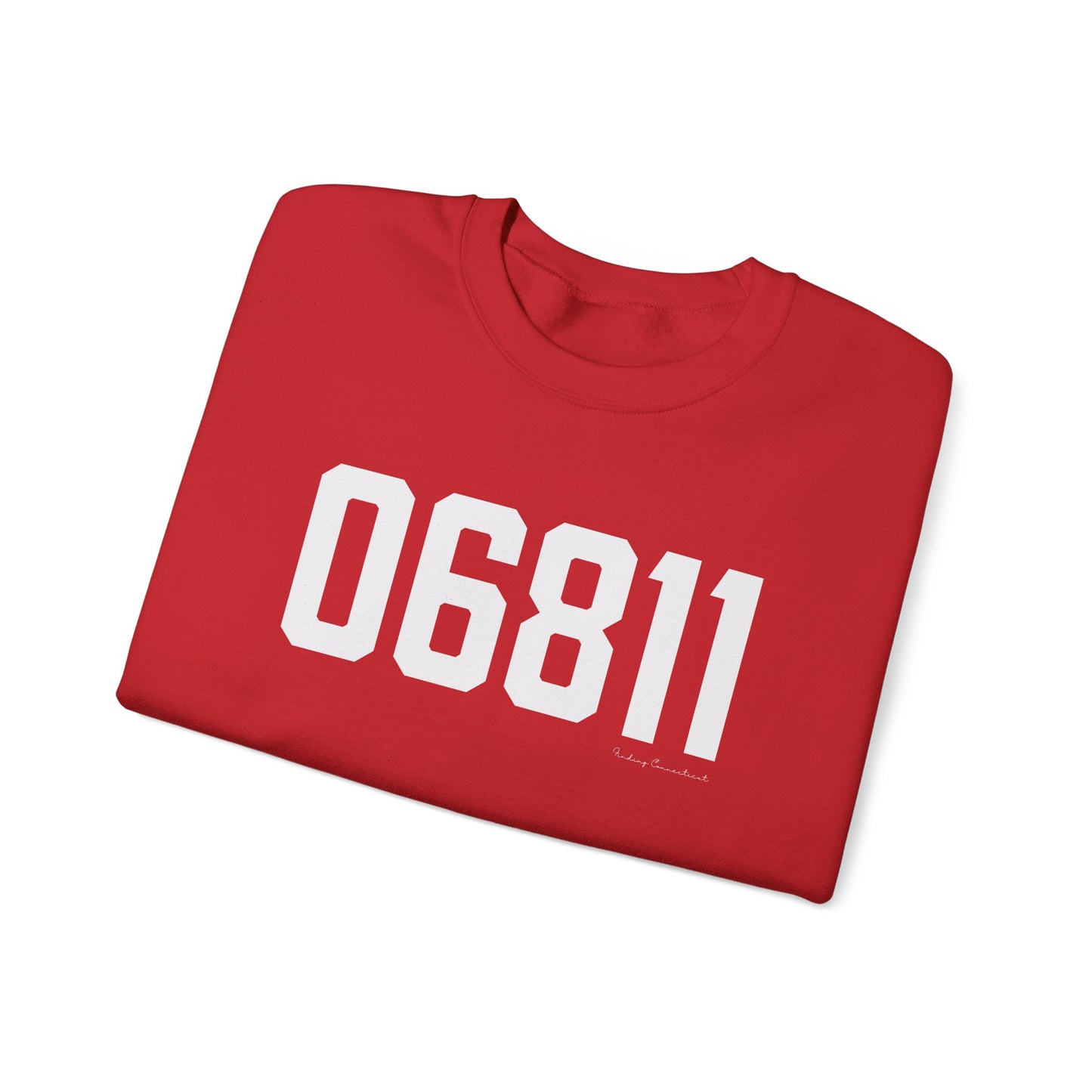 06811 Danbury CT Zip Code Heavy Blend™ Crewneck Sweatshirt