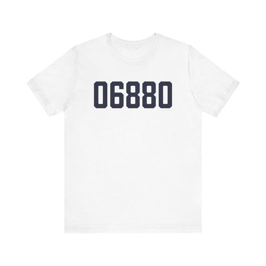 06880 Westport Connecticut Zip Code Unisex Jersey Short Sleeve T-Shirt