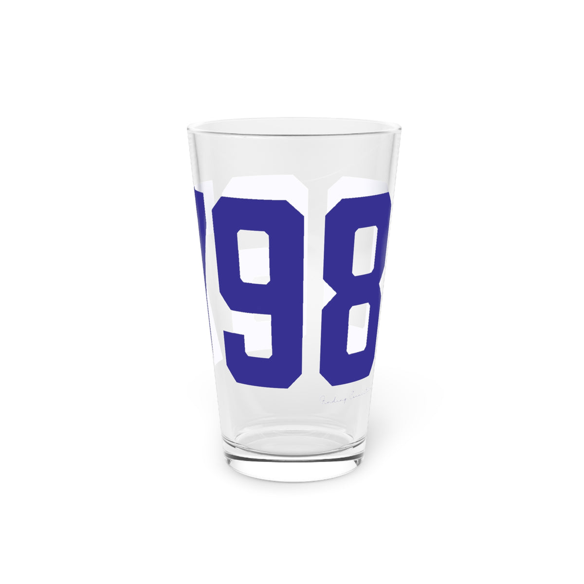 06798 Woodbury Connecticut Zip Code Pint Glass, 16oz