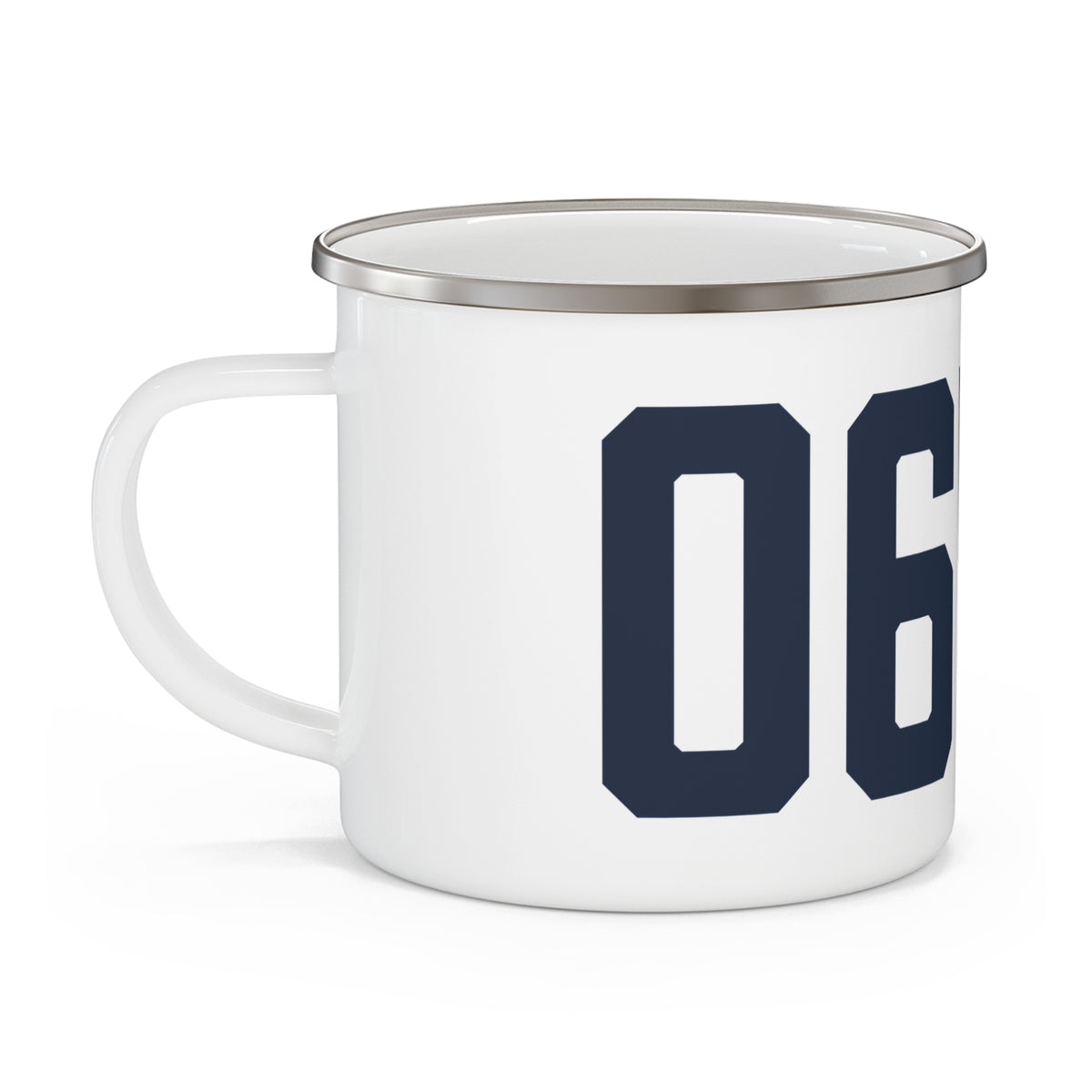 06513 East Haven Connecticut Zip Code Enamel Camping Mug