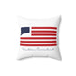 Windham Connecticut Flag Spun Polyester Square Pillow