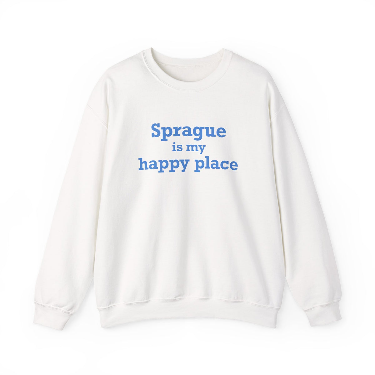 Sprague is My Happy Place Unisex Heavy Blend™ Crewneck Sweatshirt