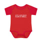 Just a kid from Sasco Hill Infant Baby Rib Bodysuit