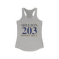 Shelton 203 Connecticut Women's Ideal Racerback Tank