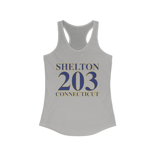 Shelton 203 Connecticut Women's Ideal Racerback Tank