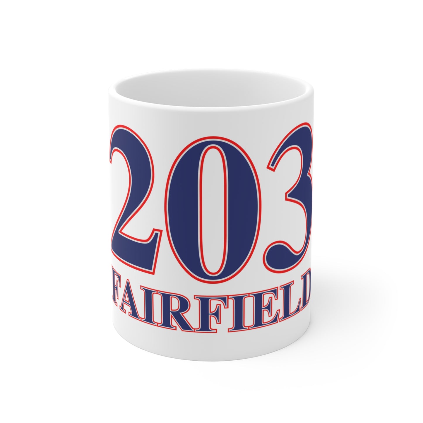 203 Fairfield Red, White & Blue Mug 11oz