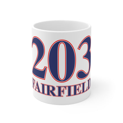 203 Fairfield Red, White & Blue Mug 11oz