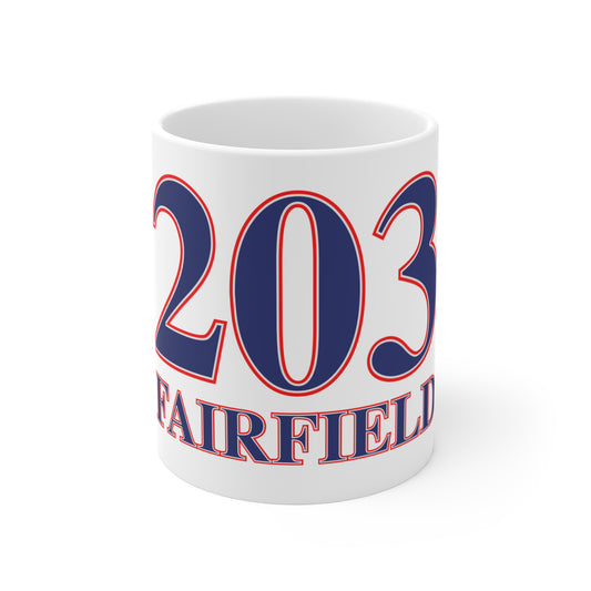 203 Fairfield Red, White & Blue Mug 11oz
