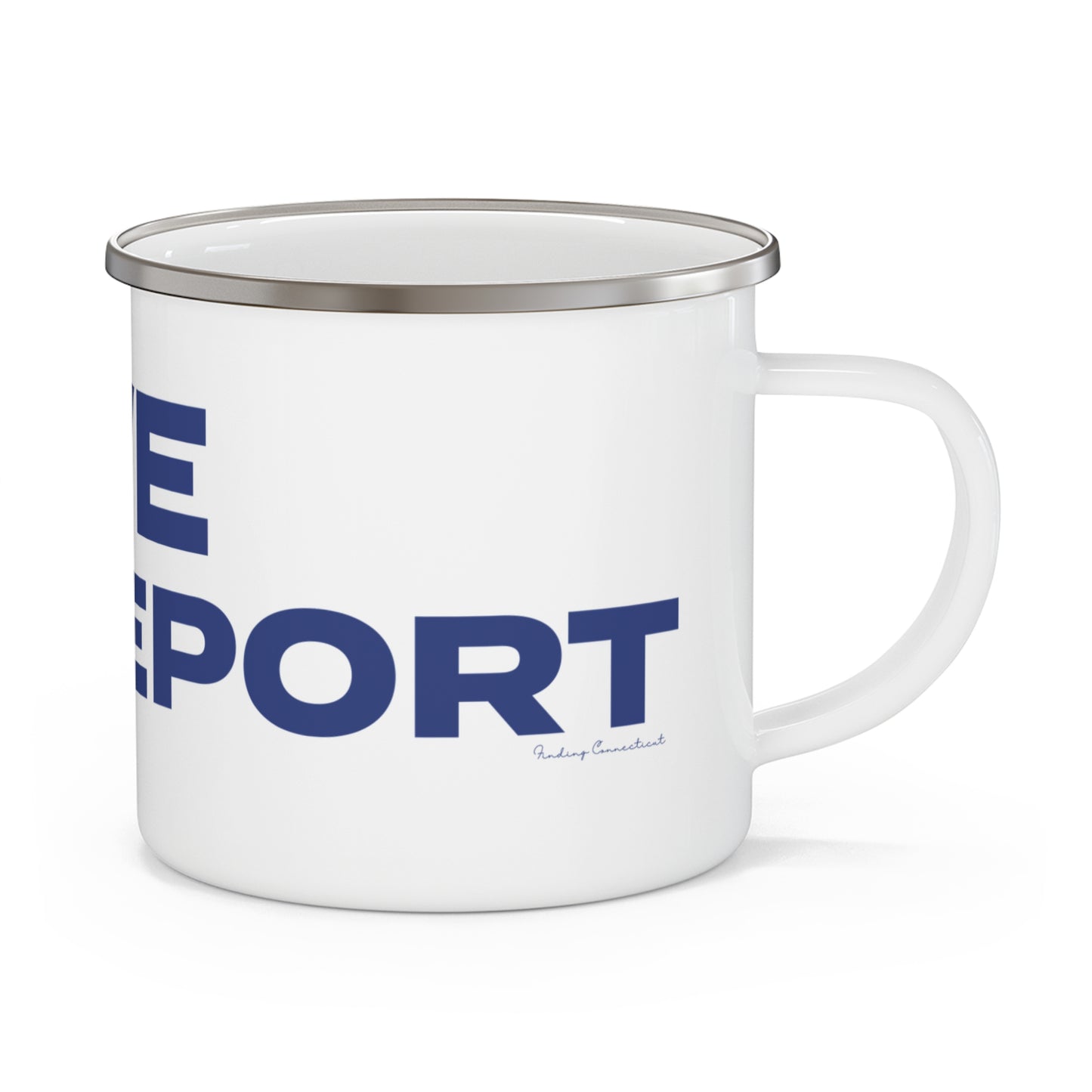 Love Bridgeport Enamel Camping Mug