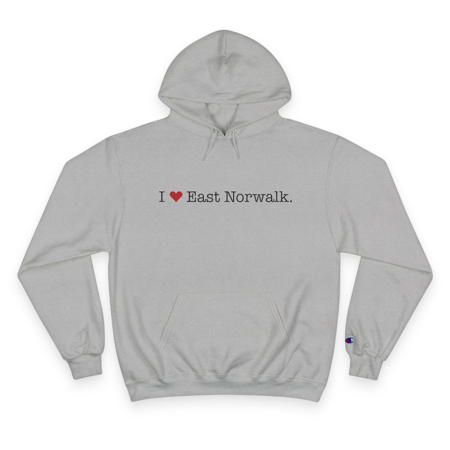I Heart East Norwalk. Champion Hoodie