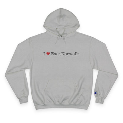 I Heart East Norwalk. Champion Hoodie